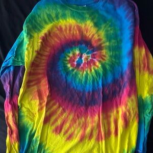 Vibrant Tie-Dye Long Sleeve Shirt